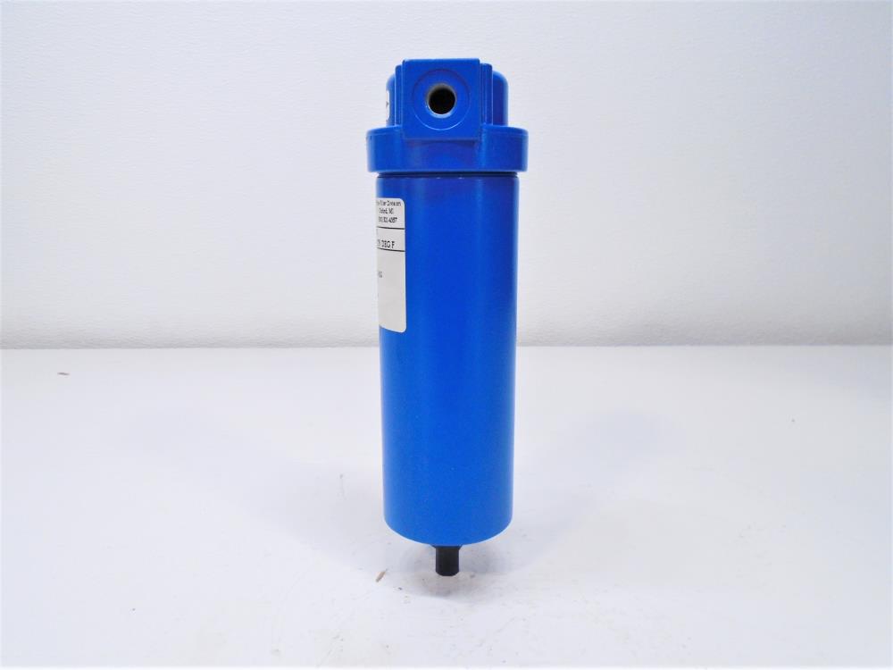 Parker Filtration 1/4" NPT Coalescing HSG Filter w/ AutoDrain, HN1L-6CA